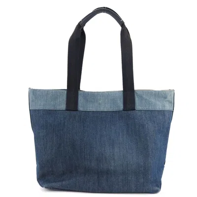 Pre-owned Coach Blue Denim Tote Bag ()