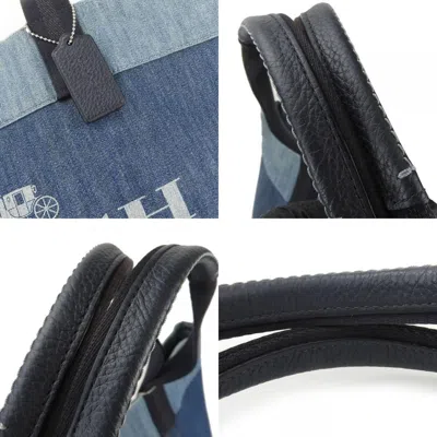 Pre-owned Coach Blue Denim Tote Bag ()