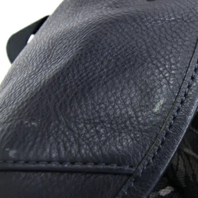 Pre-owned Coach Coated Canvas Leather Backpack ()