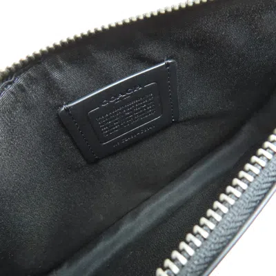 Pre-owned Coach Signature Black Pvc Shoulder Bag ()
