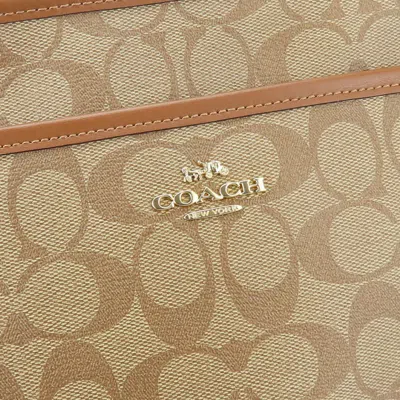 Pre-owned Coach Signature Brown Pvc Leather Shoulder Bag ()