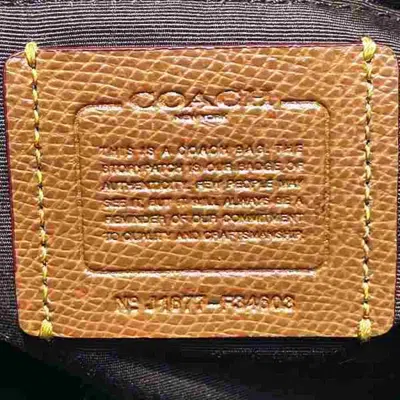 Pre-owned Coach Signature Brown Pvc Tote Bag ()