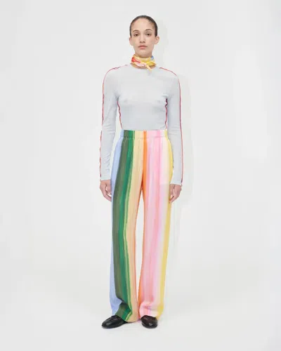 Stine Goya Elasticated Long Pants Pastel Hue In Multi