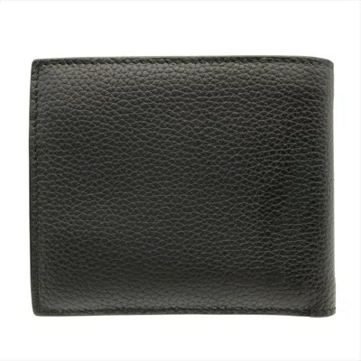 Pre-owned Dior Homme Black Leather Wallet (bi-fold) ()