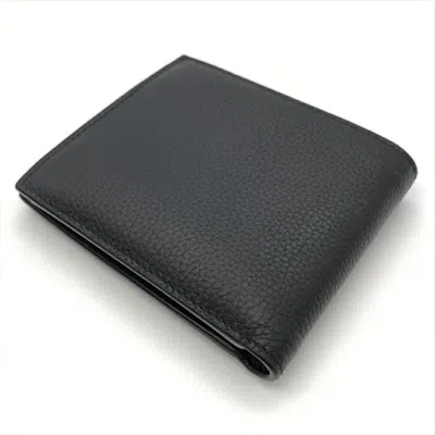 Pre-owned Dior Homme Black Leather Wallet (bi-fold) ()