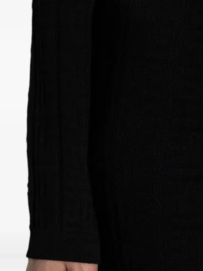 罗纹长袖连衣裙