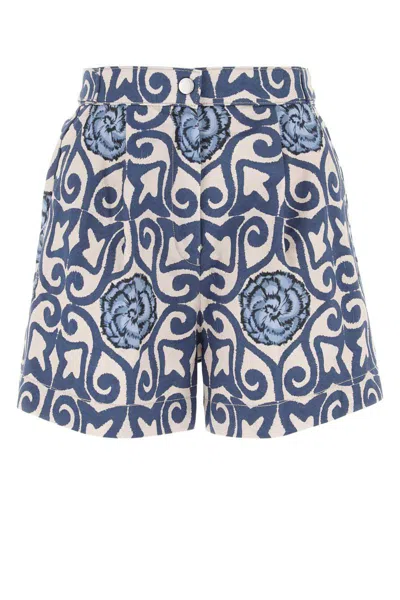 Emporio Armani Printed Cotton Shorts