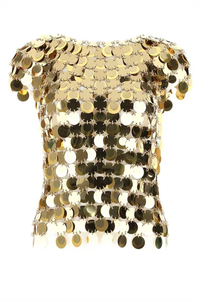 Rabanne Top Short Sleeve Sweater Clothing