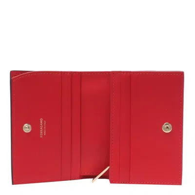 Ferragamo Compact Gancini Hardware Reversible Cardholder
