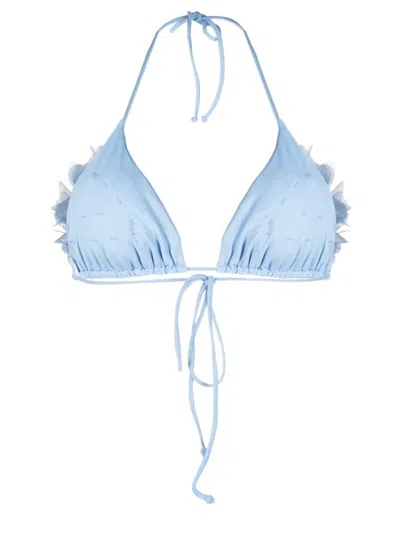 La Reveche Shanya Frills Bikini In Blue
