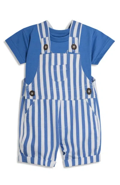 Jojo Maman Bébé Jojo Maman Bebe Cotton T-shirt & Stripe Overalls Set