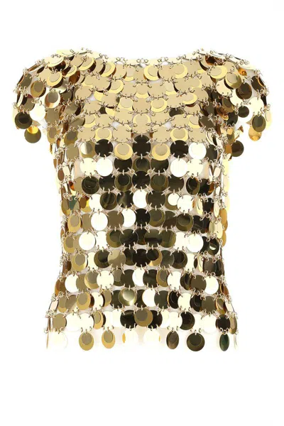 Rabanne Top Short Sleeve Sweater Clothing