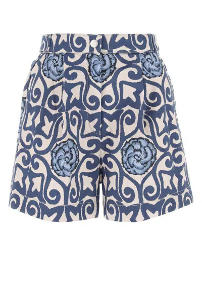 Emporio Armani Printed Cotton Shorts