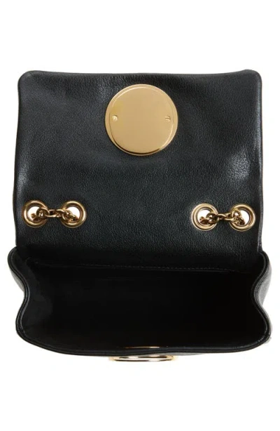 Chloé Heritage Leather Shoulder Bag In Black