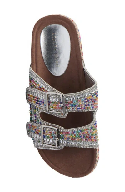 Azalea Wang Ezri Platform Sandal In Multi