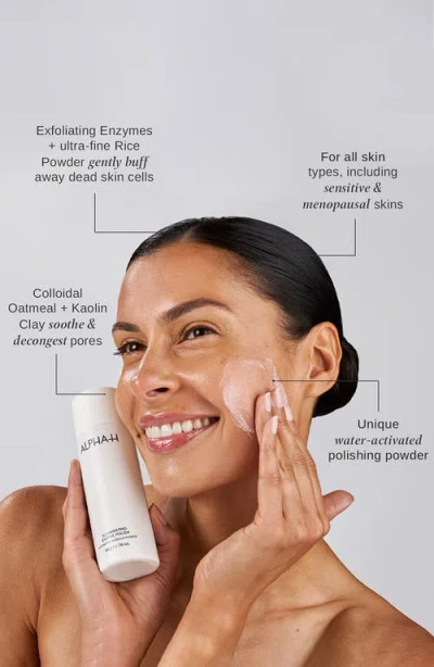 Alpha-h Illuminating Enzyme Polish With Native Rosella Flower In Transparent