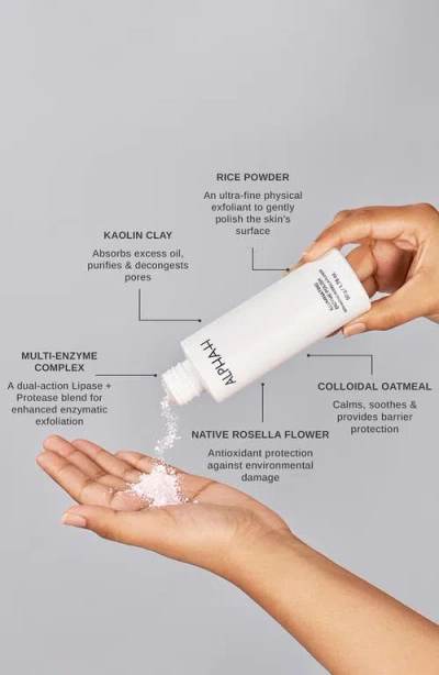 Alpha-h Illuminating Enzyme Polish With Native Rosella Flower In Transparent