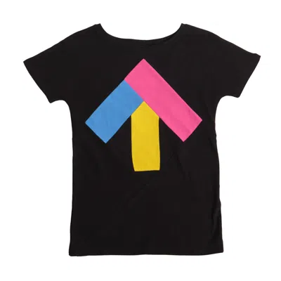 Reet Aus Black / Yellow / Orange Up-shirt For Women