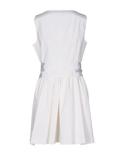 Shop Red Valentino Short Dress In White