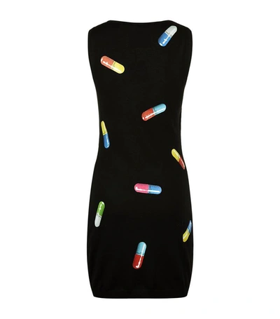 Shop Moschino Pill Print Sleeveless Dress