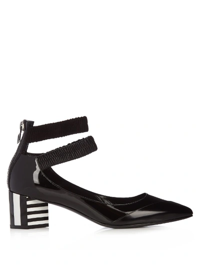 Pierre Hardy Sisouxie Patent-leather Pumps In Black