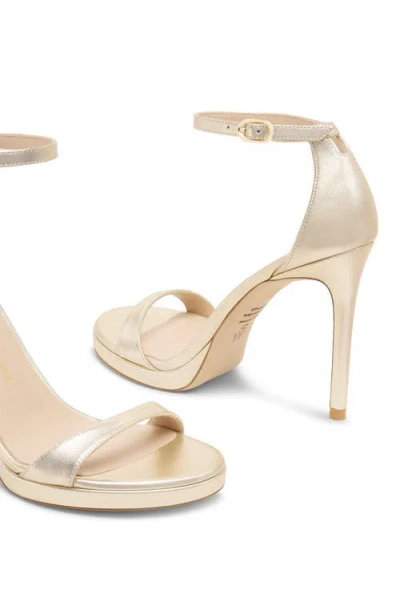 Stuart Weitzman Nudist Platform Sandal