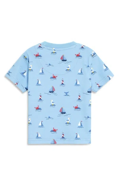 Jojo Maman Bébé Jojo Maman Bebe Boat Print Cotton T-shirt & Shorts Set