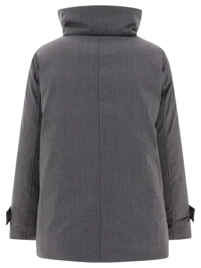 Aspesi Jacket High Collar Front Pockets