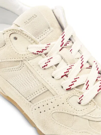 Alohas Tb.56 Suede Cream Leather Sneakers Shoes