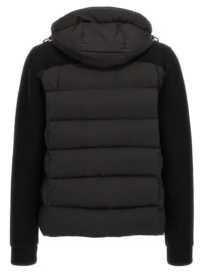 Moorer Jesse-stp Quilted Wool And Cashmere Down Jacket With Hood In Black