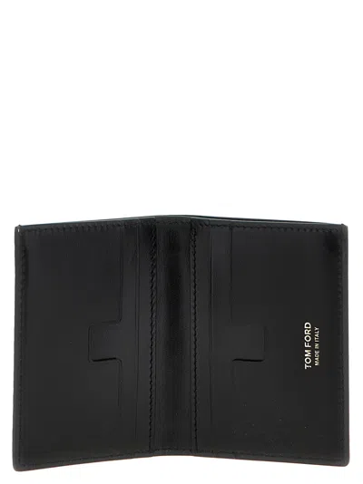 Tom Ford Snake Print Card Holder Wallets, Card Holders Brown
