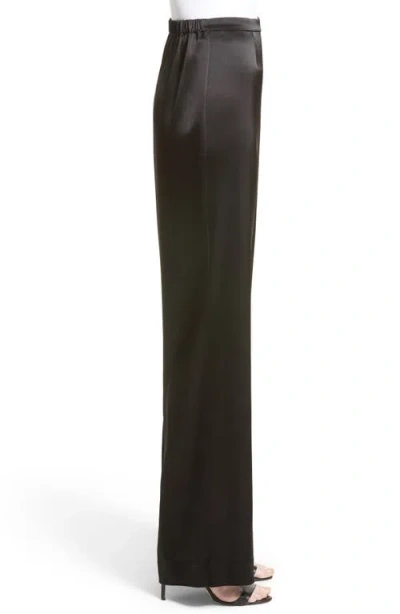 St John St. John Collection Kate Liquid Satin Pants In Black