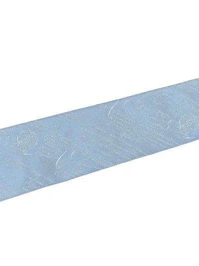 Berluti Jacquard Scritto Silk Tie In Blue