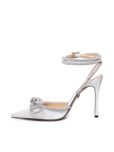 Mach&mach Mach E Mach Satin Pumps With Crystals