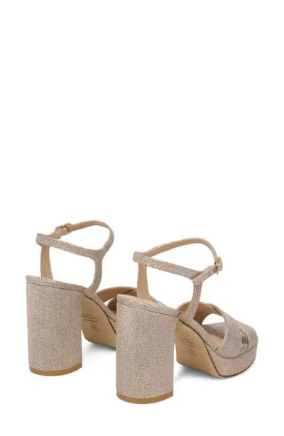 Stuart Weitzman Dayna Platform Sandal In Neutral