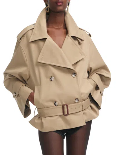Self-portrait Beige Trench Jacket Coats Beige