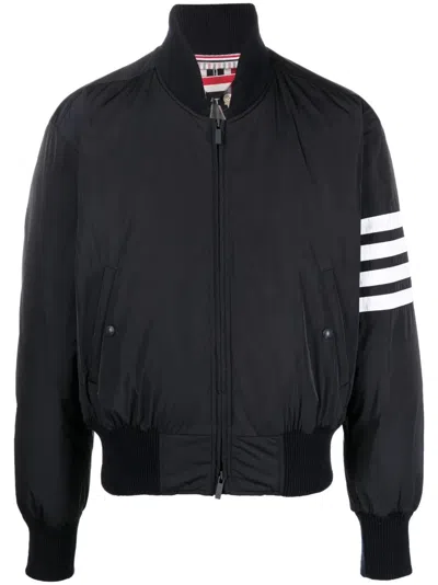 Thom Browne 4-bar Plain Weave Suiting Bomber Jacket