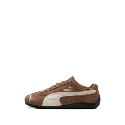 Puma Speedcat Archive Brown Sneakers With Side Logo In Suede Unisex In Brown