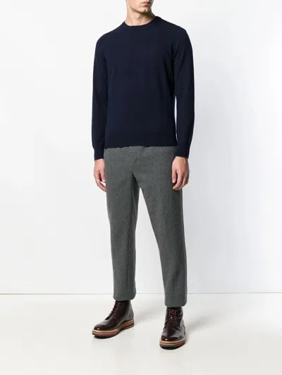 Brunello Cucinelli Cashmere Crewneck Sweater With Ribbed Finish