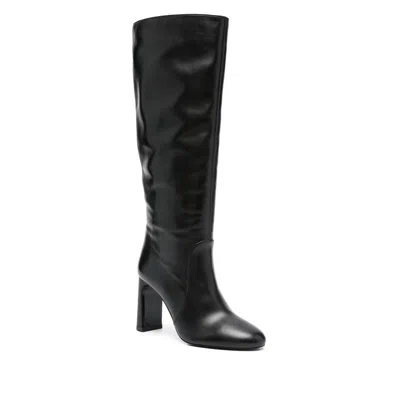 Stuart Weitzman Nappa Leather Knee-high Babette Boots In Black