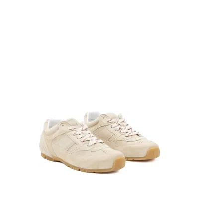 Alohas Tb.56 Suede Cream Leather Sneakers Shoes