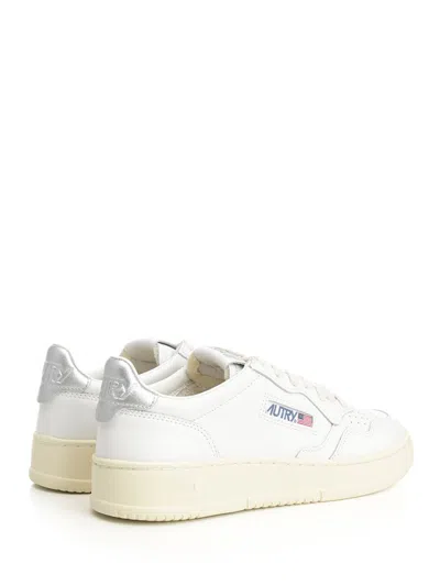 Autry Medalist Low Sneakers Silver In Multi