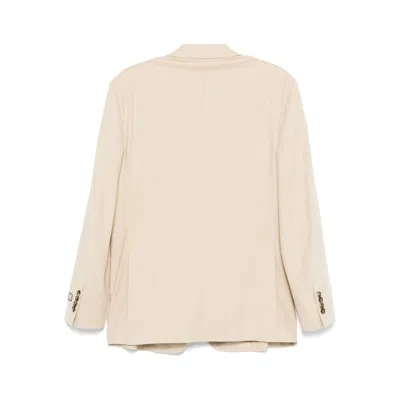 Canali Single-breasted Blazer In Neutral