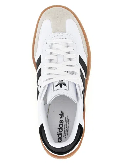 Adidas Originals Samba Panelled Sneakers In White