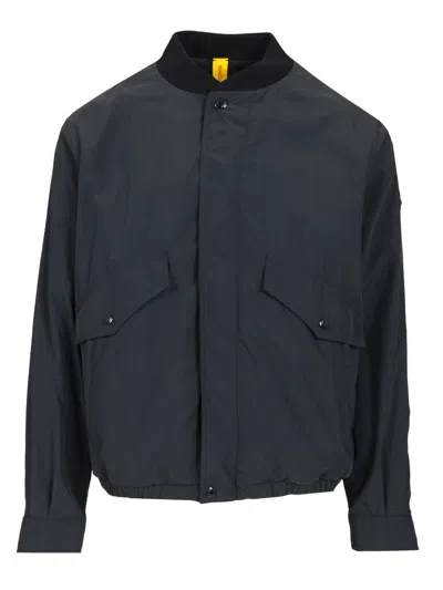 Moncler Genius Tatenen 3 Moncler Mercedes-benz Designed By Nigoldeneye Cotton Blend Jacket In Blue