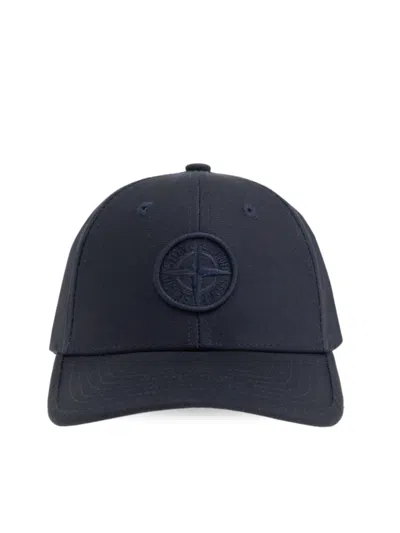 Stone Island Hat In Blue