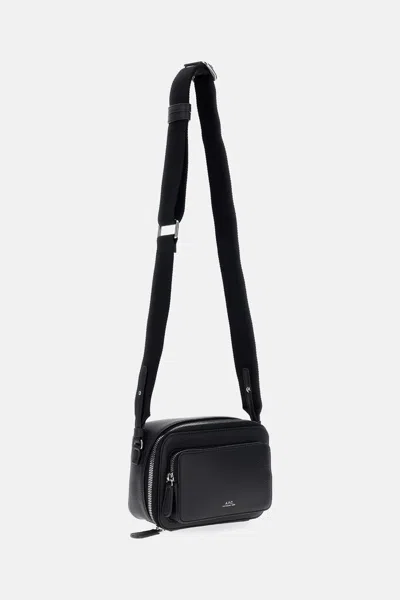 Apc A.p.c. Sofo Crossbody - Leather - Black In Black