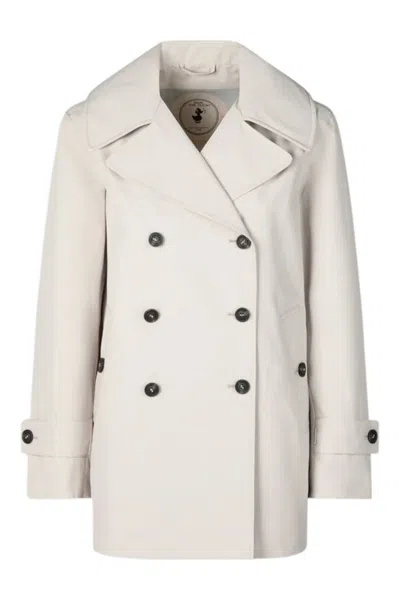 Save The Duck Sofi Rain Jacket In Rainy Beige
