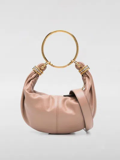Chloé Small Bracelet Hobo Bag In Grained Leather