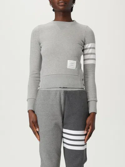 Thom Browne Crewneck Sweatshirt In Grey